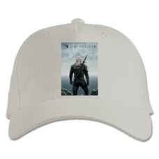 Baseball cap with Print The Witcher Print 2 - white