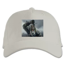 Baseball cap with Print The Witcher Hero - white