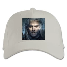 Baseball cap with Print The Witcher Geralt Of Rivia Hero Print 2 - white