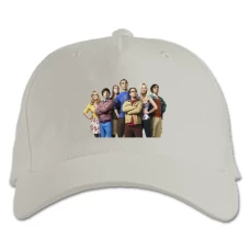 Baseball cap with Print The Big Bang Theory Heroes - white