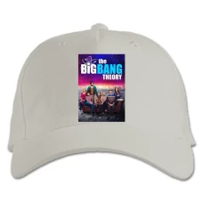 Baseball cap with Print The Big Bang Theory Universe - white