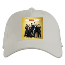 Baseball cap with Print The Big Bang Theory Theme - white