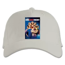 Baseball cap with Print The Big Bang Theory Cast - white