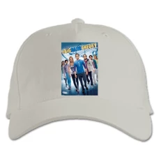 Baseball cap with Print The Big Bang Theory Characters - white