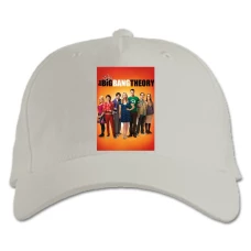 Baseball cap with Print The Big Bang Theory Main Characters Print - white