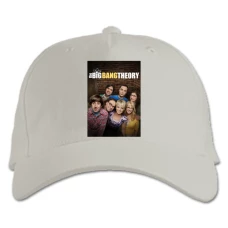 Baseball cap with Print The Big Bang Theory Characters Print - white