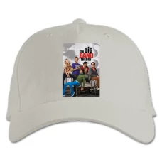 Baseball cap with Print The Big Bang Theory Heroes Theme - white