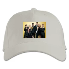 Baseball cap with Print The Big Bang Theory Cute Heroes - white