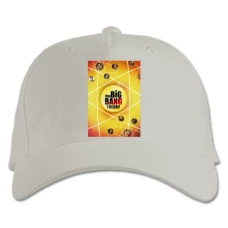 Baseball cap with Print The Big Bang Theory Big Logo - white