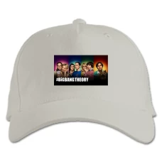Baseball cap with Print The Big Bang Theory Heroes Theme Print - white