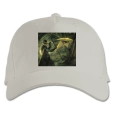 Baseball cap with Print Titans Cute Hero - white