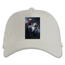 Baseball cap with Print Titans Heroes - white