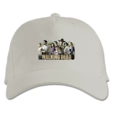 Baseball cap with Print The Walking Dead Logo Heroes - white