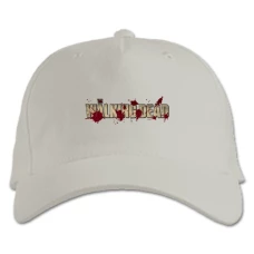Baseball cap with Print The Walking Dead Logo - white