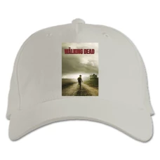 Baseball cap with Print The Walking Dead Print - white