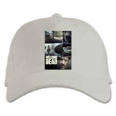 Baseball cap with Print The Walking Dead Thematical Print - white