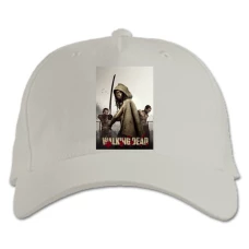 Baseball cap with Print The Walking Dead Michonne Hawthorne - white