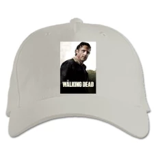Baseball cap with Print The Walking Dead Rick Grimes Print - white