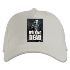 Baseball cap with Print The Walking Dead Rick Grimes Logo - white