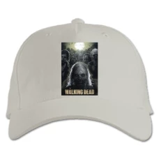 Baseball cap with Print The Walking Dead Zombies Print - white