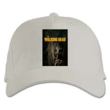 Baseball cap with Print The Walking Dead Scary Print - white