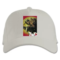 Baseball cap with Print The Walking Dead Twd Print - white