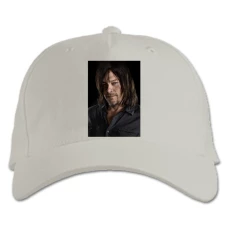 Baseball cap with Print The Walking Dead Daryl - white