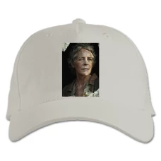 Baseball cap with Print The Walking Dead Carol Peletier - white