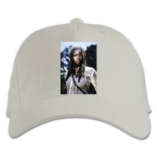 Baseball cap with Print The Walking Dead Michonne - white