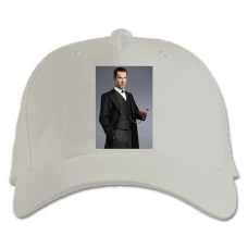 Baseball cap with Print Sherlock Holmes Main Hero Print - white