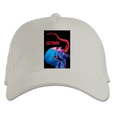Baseball cap with Print The Strain Theme - white