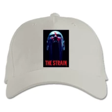 Baseball cap with Print The Strain Scary Print - white