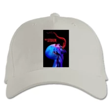 Baseball cap with Print The Strain Thematical Print - white