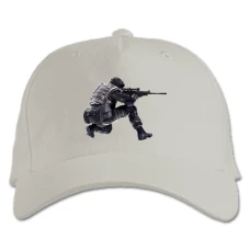 Baseball cap with Print PUBG Strong Hero Print - white