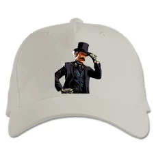 Baseball cap with Print Red Dead Redemption Hero - white