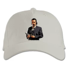 Baseball cap with Print Red Dead Redemption Theme Print - white