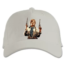 Baseball cap with Print Red Dead Redemption Hero Power Print - white