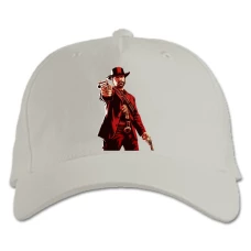 Baseball cap with Print Red Dead Redemption Main Theme - white