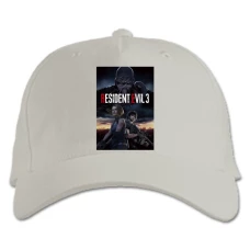 Baseball cap with Print Resident Evil 3 Print - white