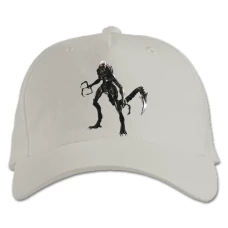 Baseball cap with Print Resident Evil Monster - white