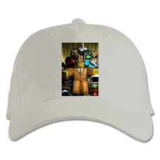 Baseball cap with Print Roblox Print - white