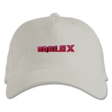 Baseball cap with Print Roblox Logo - white