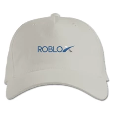 Baseball cap with Print Roblox Logo Print - white