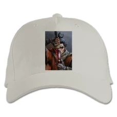 Baseball cap with Print Sekiro Shadow Die Twice Hero - white