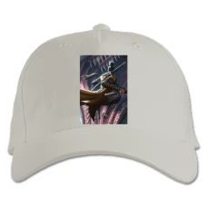 Baseball cap with Print Sekiro Shadow Die Twice Hero Print - white
