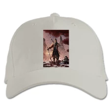 Baseball cap with Print Sekiro Shadow Die Twice Print Main Hero - white