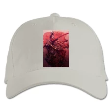 Baseball cap with Print Sekiro Shadow Die Twice Cute Hero Print - white