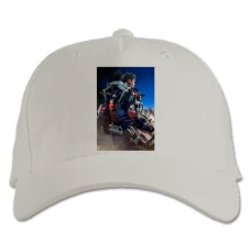 Baseball cap with Print Surge Hero Print - white