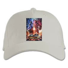 Baseball cap with Print Tekken Theme - white