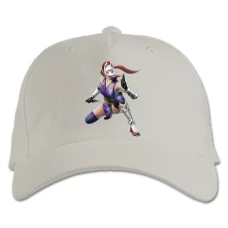 Baseball cap with Print Tekken Cat Girl Hero - white
